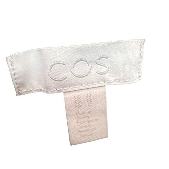 COS COTTON BLEND WIDE LEG GREEN PANTS SIZE 12‎ - Picture 6 of 7